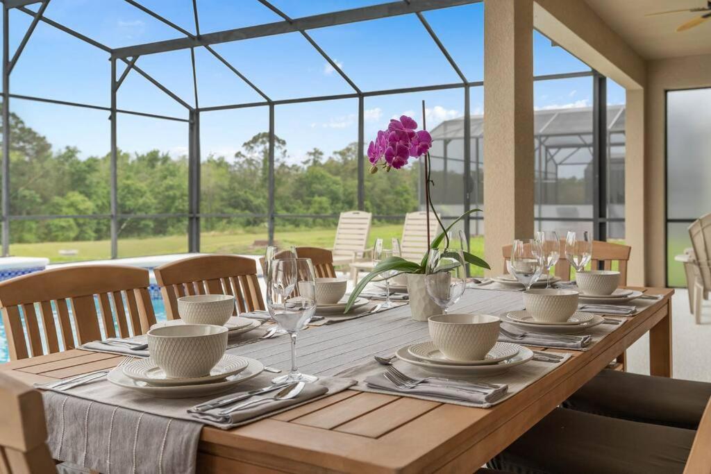 Lakeview W/8 Bedroom 5 Kingsuite 3 Miles To Disney Kissimmee Exterior photo